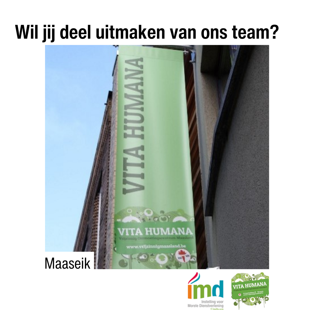 Vacature: Dynamische Administratieve Kracht in Vita Humana Maaseik